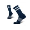 NAVY WITH SILVER STRIPES
