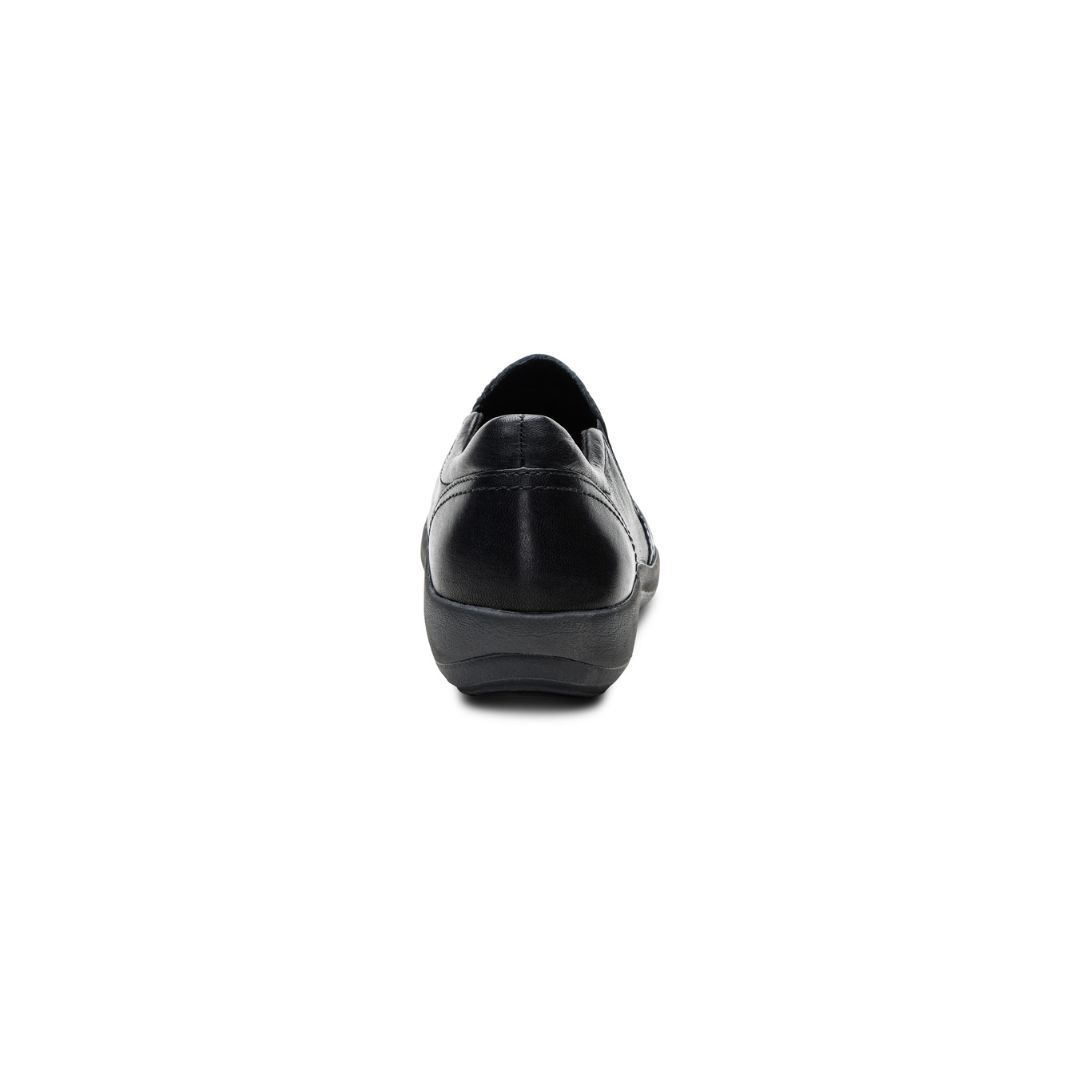 DM570W-4 Aetrex Helena Slip On in Black