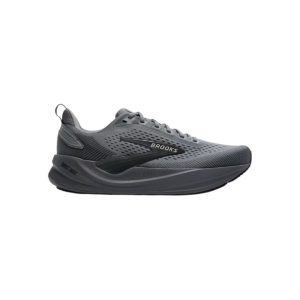 110496 015-1 Brooks Men's Ghost Max 4 in Grey/Grey/Ebony