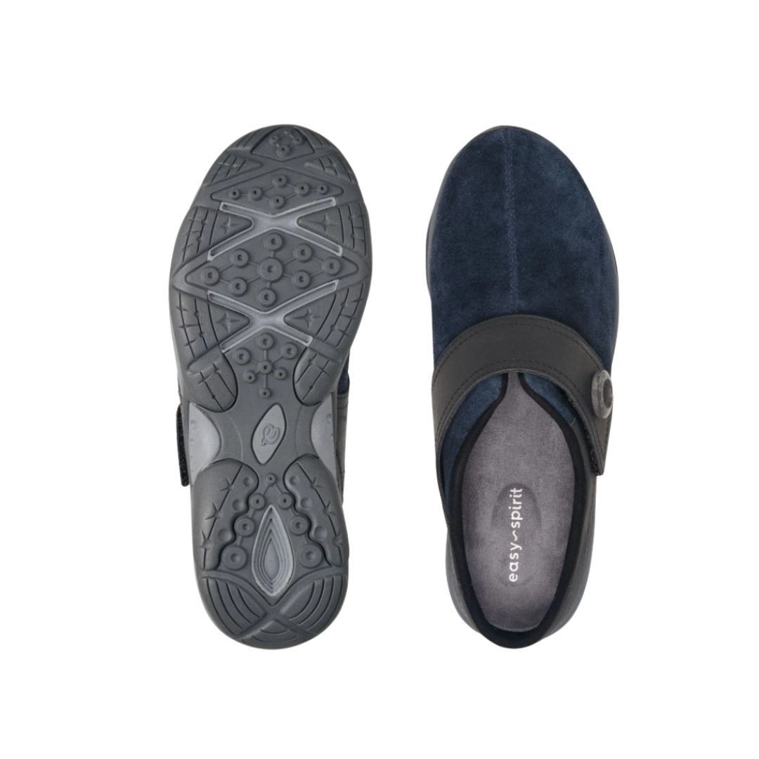 E-EDLINE-400-3 Easy Spirit Edline Clog in Dark Blue