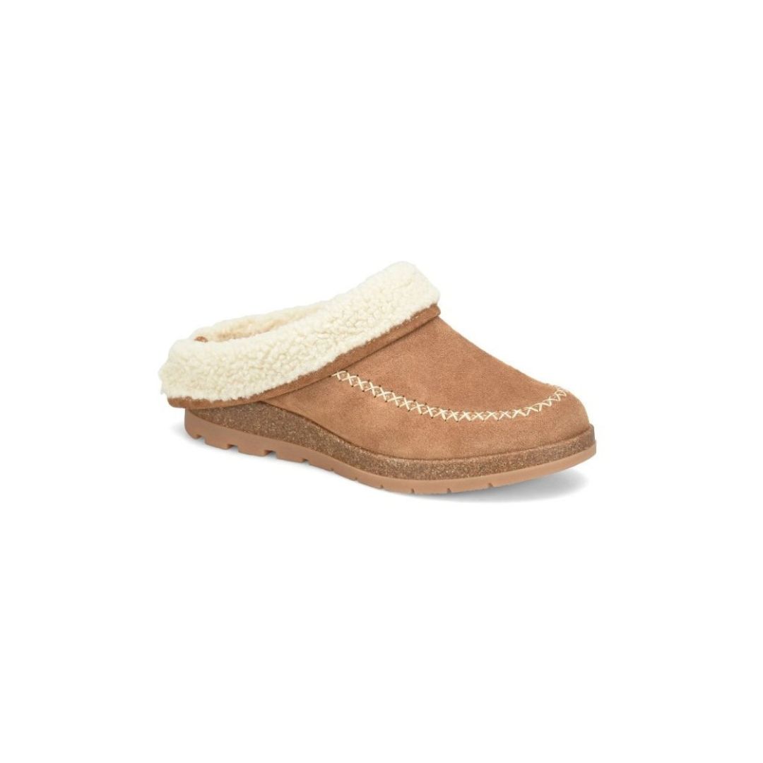 Comfortiva Lucy Clog in Brandy/Beige