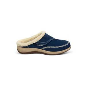 Orthofeet Charlotte Slipper in Sapphire