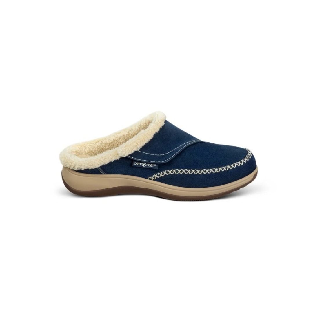 Orthofeet Charlotte Slipper in Sapphire