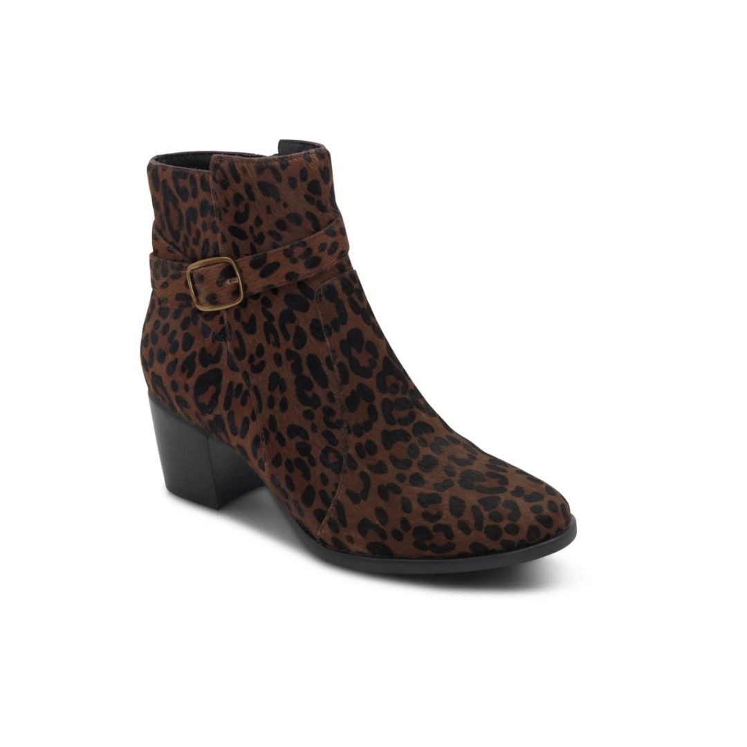 AH408W-1 Aetrex Leah Boot in Leopard