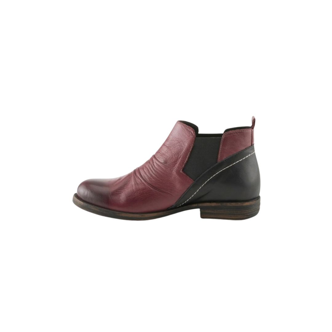Mantaro-BXM-2 Spring Step Mantaro Bootie in Bordeaux Multi