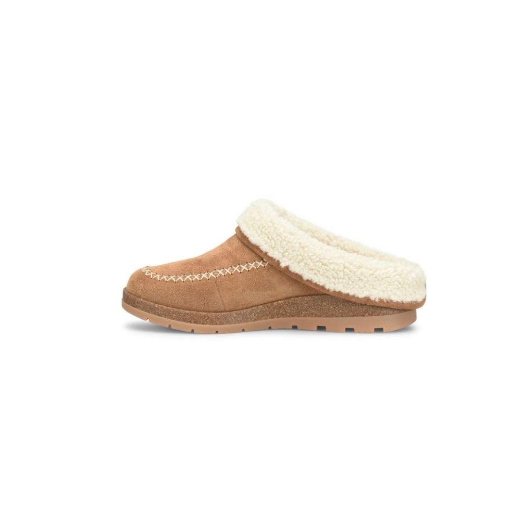 Comfortiva Lucy Clog in Brandy/Beige