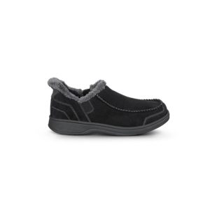 Orthofeet Vito Men's Slipper in Black