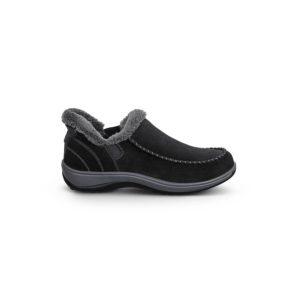 Orthofeet Women's Slipper Vito in Black