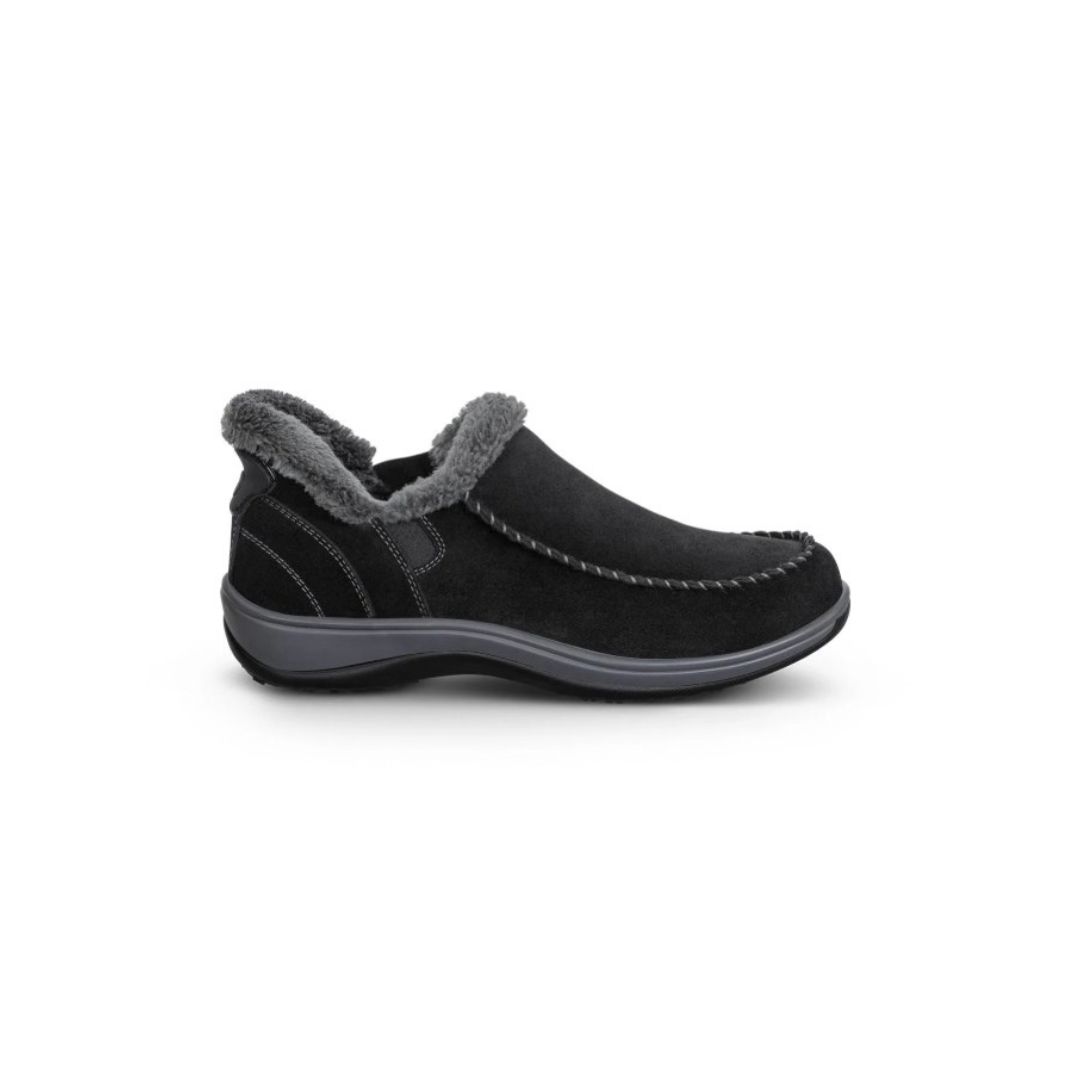 Orthofeet Women's Slipper Vito in Black