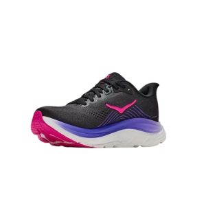 1176573-BNNN-2 Women's Hoka Clifton 11 in Black/Neon Nebula