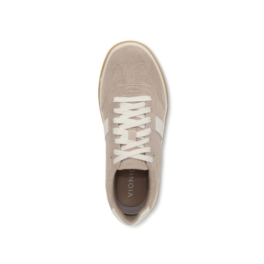 Vionic City Walk Sneaker in Lucid Beige Suede