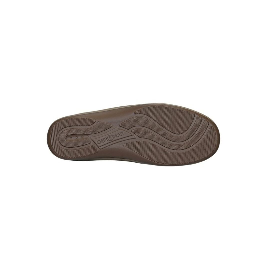 Sole of Women's Orthofeet Charlotte Slipper in Sapphire