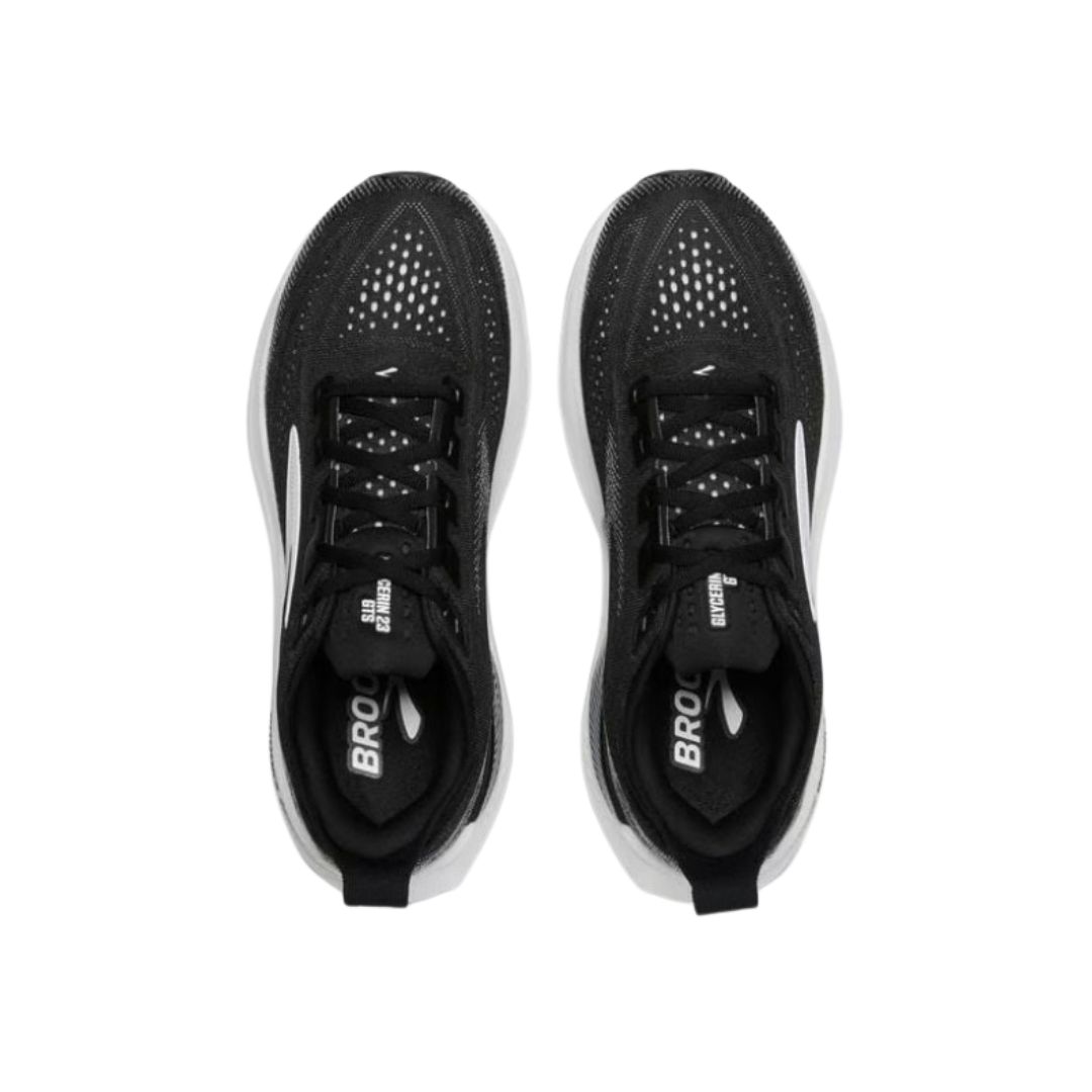 110503 090-3 Brooks Men's Glycerin GTS 23 in Black/Grey/White