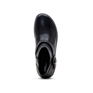 Aetrex Leah Buckle Boot in Black