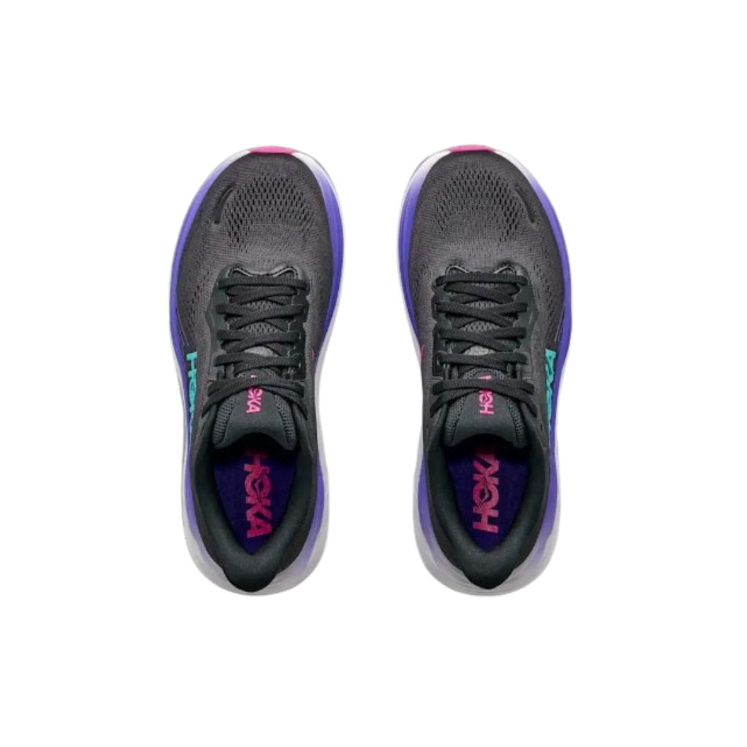 1176573-BNNN-3 Women's Hoka Clifton 11 in Black/Neon Nebula