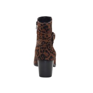 AH408W-5 Aetrex Rebecca Heel Boot in Leopard
