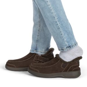 Stepping into Orthofeet Vito Mens Slipper