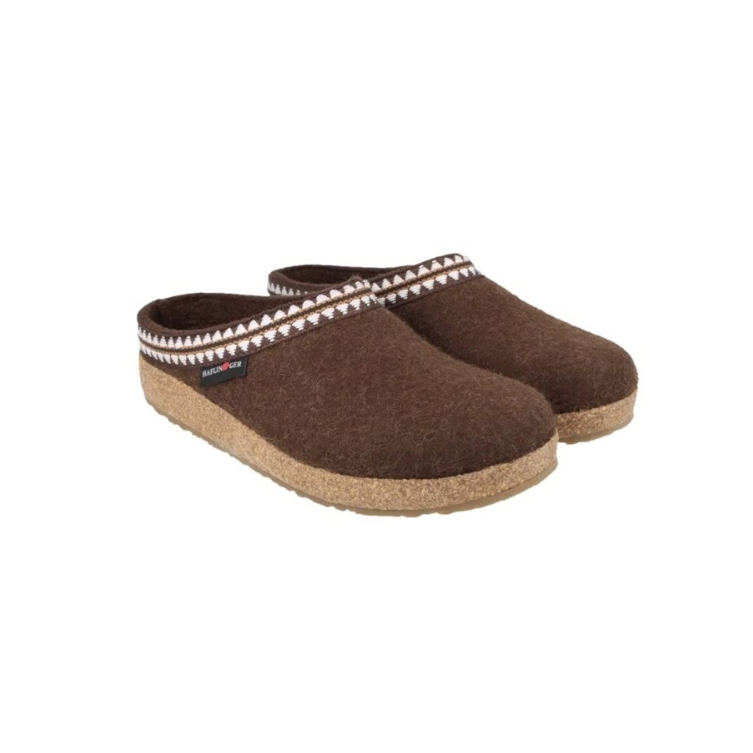Haflinger Lucky Clog in Chocolate