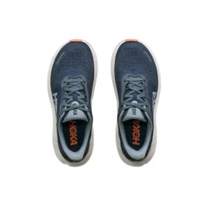 Top of Hoka Women's Arahi 9 in Varsity Navy/Faded Blue