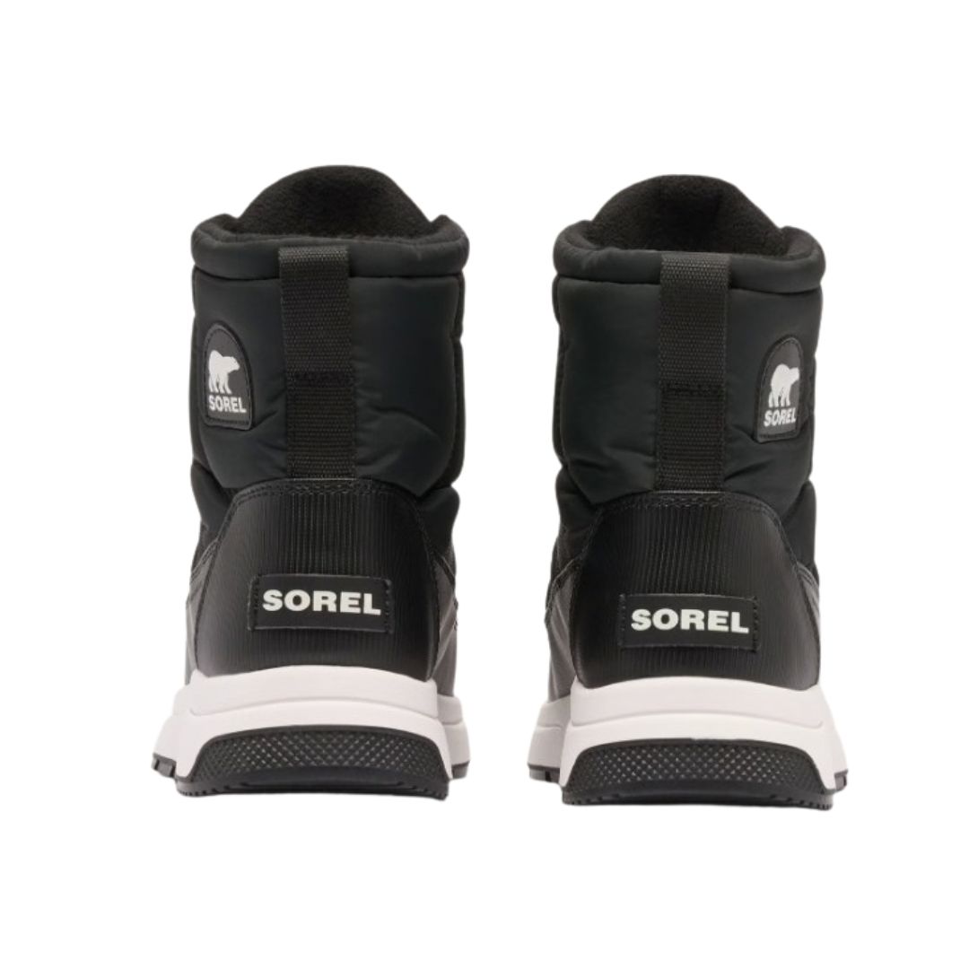 Sorel Whitney III Mid WP in Black/Sea Salt