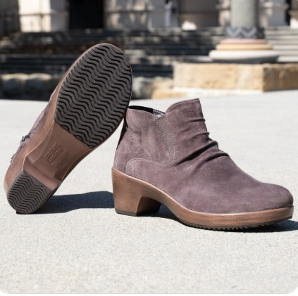 Alegria Melina Bootie in Chocolate Rose